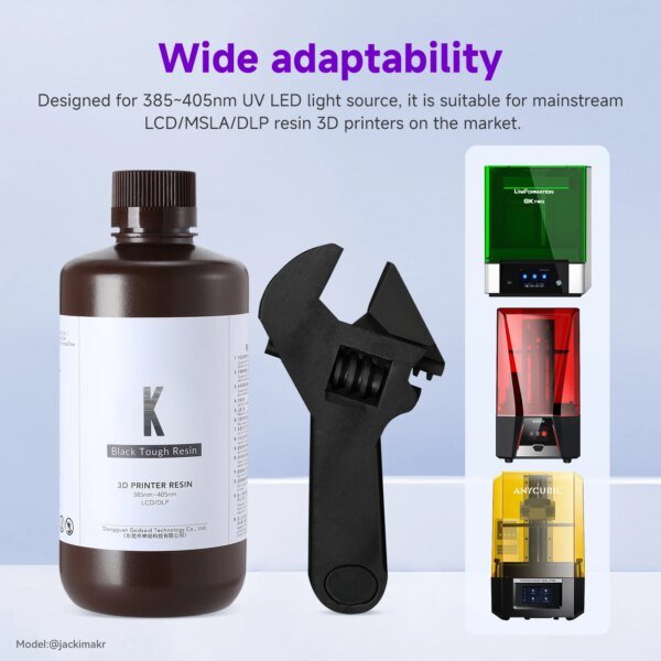 Resione 1KG K PLUS Tough ABS Like 3D Printer Resin + M58 & M68