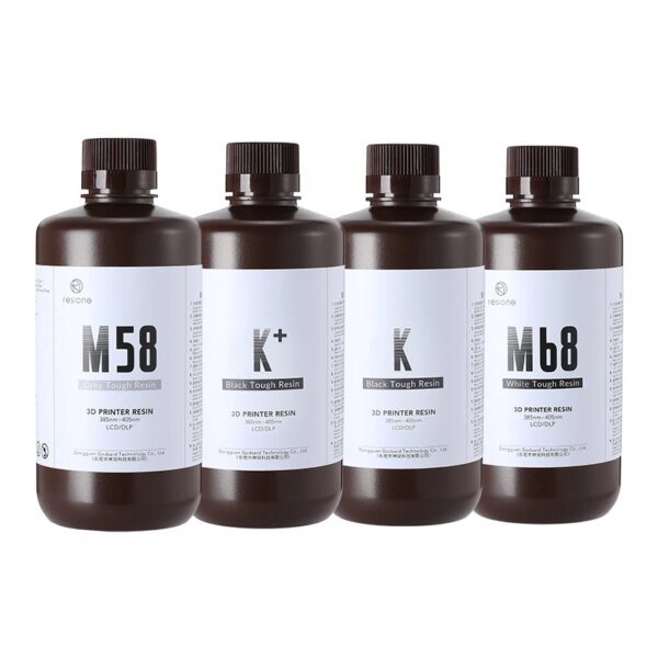 Resione 1KG K PLUS Tough ABS Like 3D Printer Resin + M58 & M68