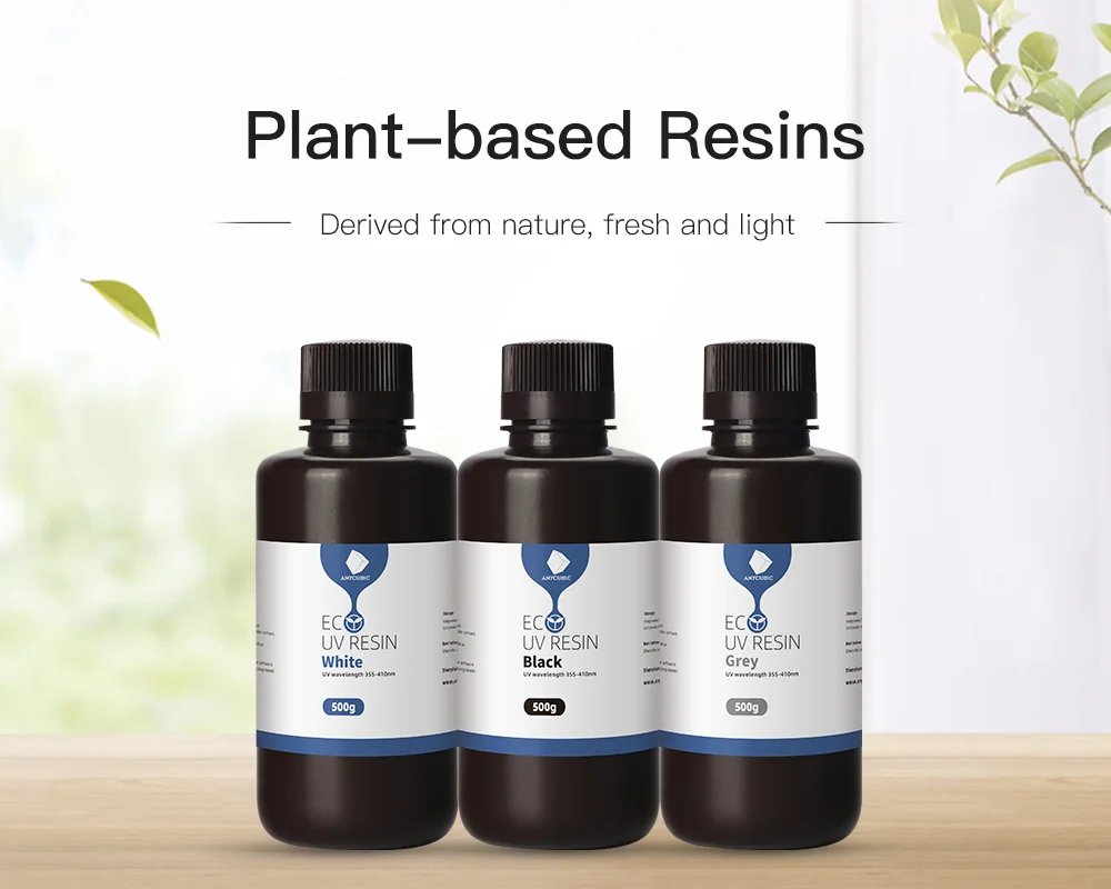 ANYCUBIC Plant-based 405nm UV Resin 2kg 4kg For Photon Mono LCD 3D Printer Without Nasty Chemicals Liquid 3D Printing Materials
