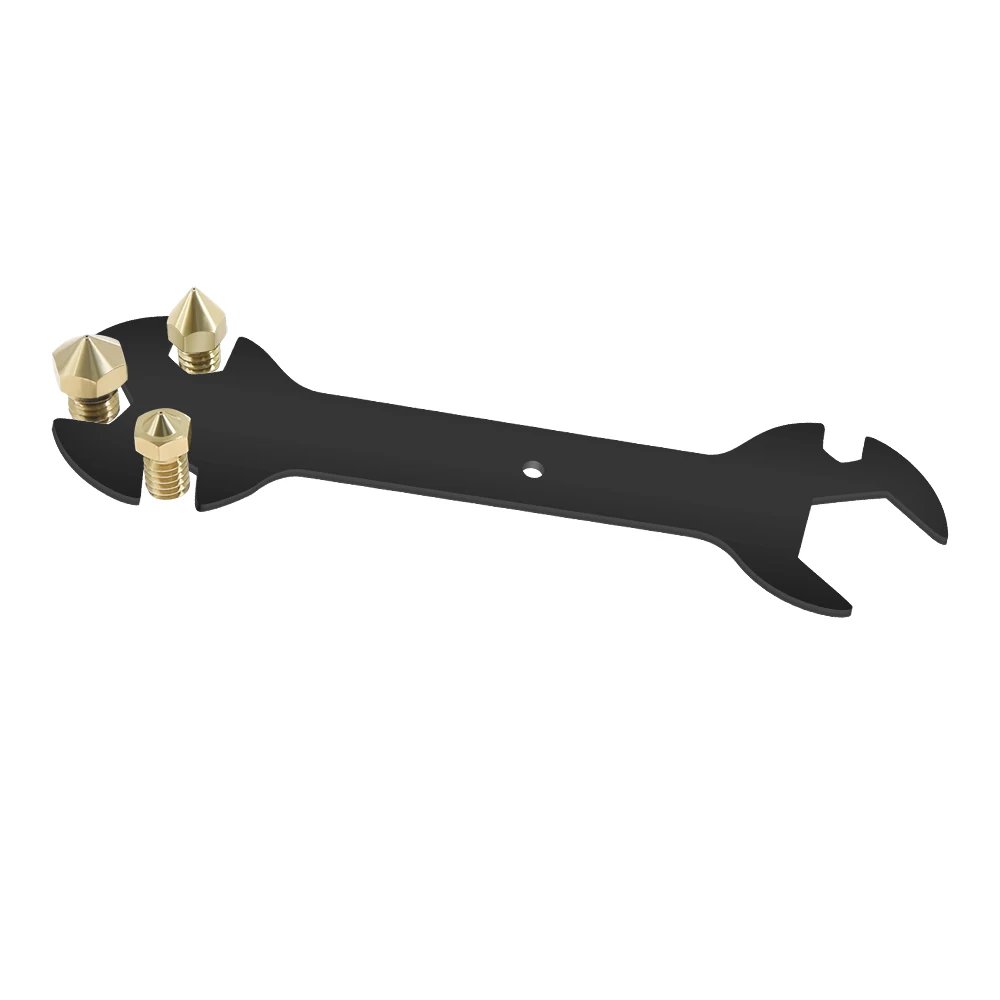 Nozzle Wrench 5 IN 1 Wrench Stay 6mm to 20mm Steel Spanner Wrench Flat For E3D MK8 MK10 Nozzle tool 3D Printer Parts Nozzle Wrench 5 IN 1 Wrench Stay 6mm to 20mm Steel Spanner Wrench Flat For E3D MK8 MK10 Nozzle tool 3D Printer Parts