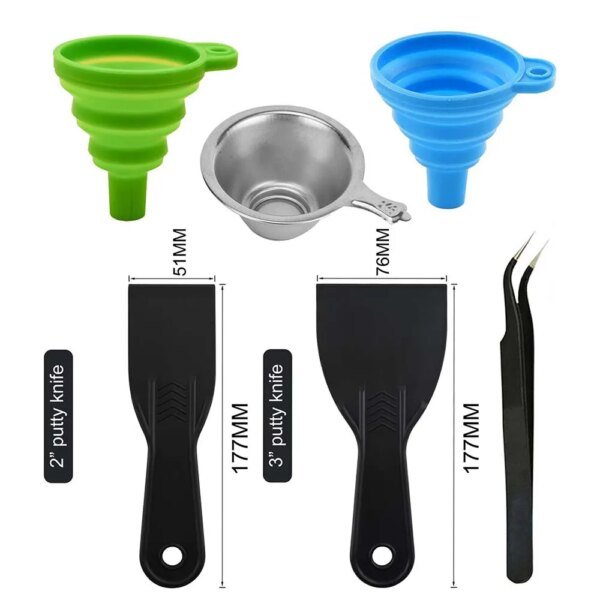 Metal UV Resin Filter Cup+Silicon Funnel