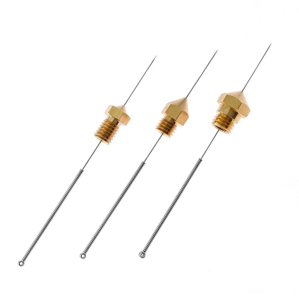 10pcs 3D Printer stainless steel nozzle cleaning needle drill bit 0.4mm accessories reprap ultimake for CR10 Ender 3 Ender 5 pro 10pcs 3D Printer stainless steel nozzle cleaning needle drill bit 0.4mm accessories reprap ultimake for CR10 Ender 3 Ender 5 pro
