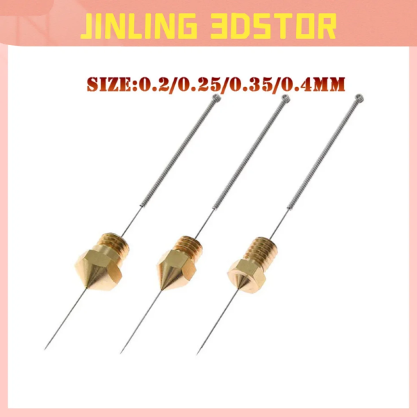 3D Printer stainless steel nozzle cleaning needle drill bit (10pcs)