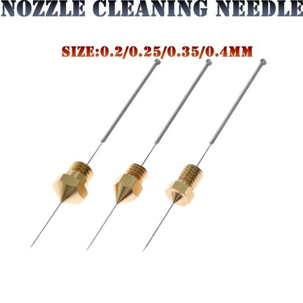 3D Printer stainless steel nozzle cleaning needle drill bit (10pcs)