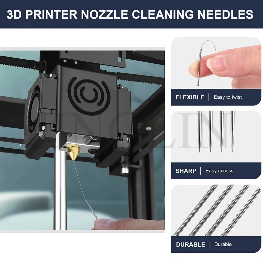 3D Printer Parts Electronic Wire Diagonal Pliers Trimming Knife Scraper Deburring Cutter Set Tweezers Pliers 3D Printer Tool Kit