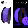 3D PLA Luminous Filament Rainbow(Various Colors)