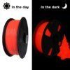 3D PLA Luminous Filament Rainbow(Various Colors)