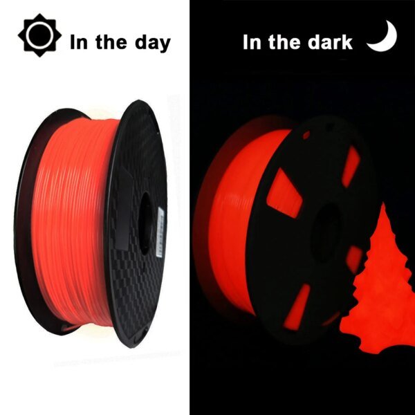3D PLA Luminous Filament Rainbow(Various Colors)