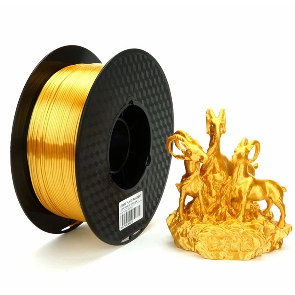 250g,500g,1kg Silk PLA 3D Filament Wire 1.75mm Spool Wire 3D Printer Material 3D Print Refills, Filament wire Vacuum Packaging