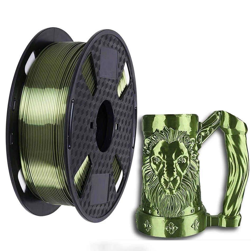 250g,500g,1kg Silk PLA 3D Filament Wire 1.75mm Spool Wire 3D Printer Material 3D Print Refills, Filament wire Vacuum Packaging