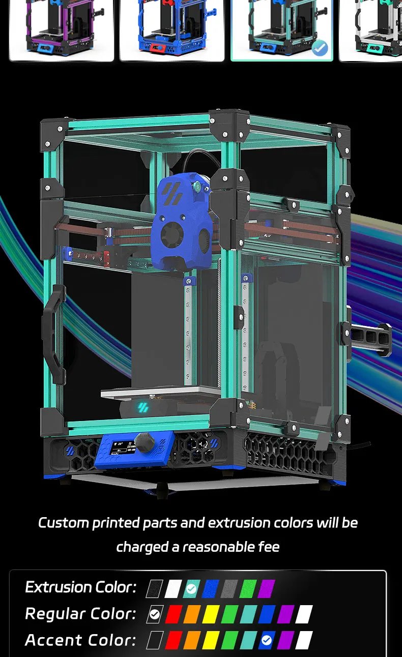 VORON 0.2 R1 Corexy 3D Printer Upgraded New SIBOOR V0.2 [Aug,Version] MINI Stealthburner DIY 3D Printer Kit Support Klipper PI