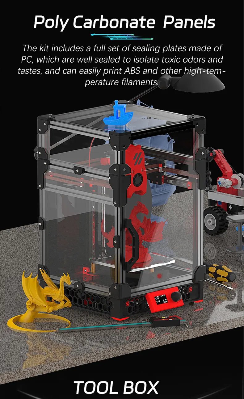 VORON 0.2 R1 Corexy 3D Printer Upgraded New SIBOOR V0.2 [Aug,Version] MINI Stealthburner DIY 3D Printer Kit Support Klipper PI