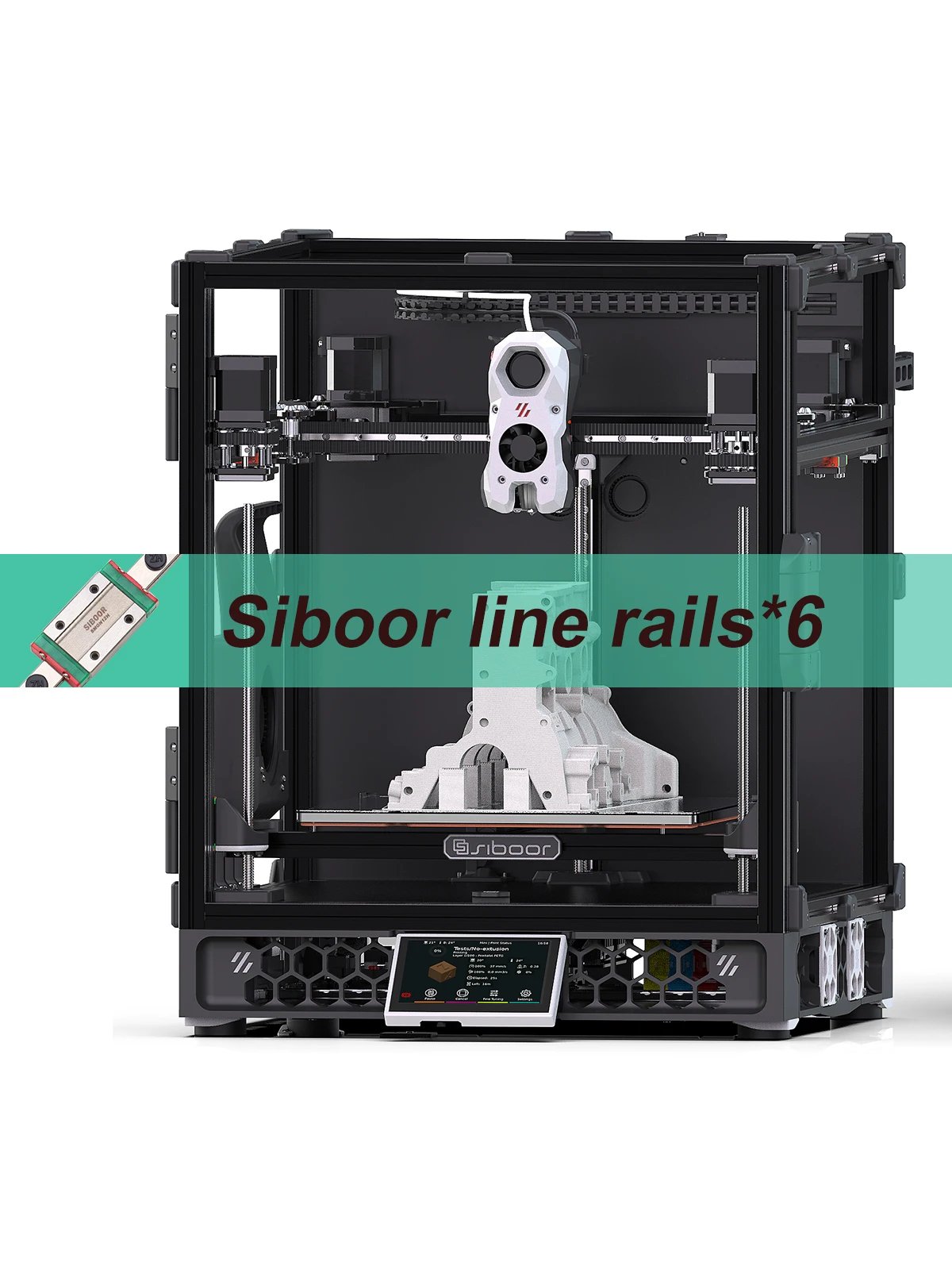 White Siboor Rails