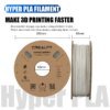 13222-nzwskx.jpg Creality PLA Filament Hyper PLA High Speed 3D Printer Filament 1.75mm 1kg(2.2lbs)/Spool Dimensional Accuracy for Most FDM Printe