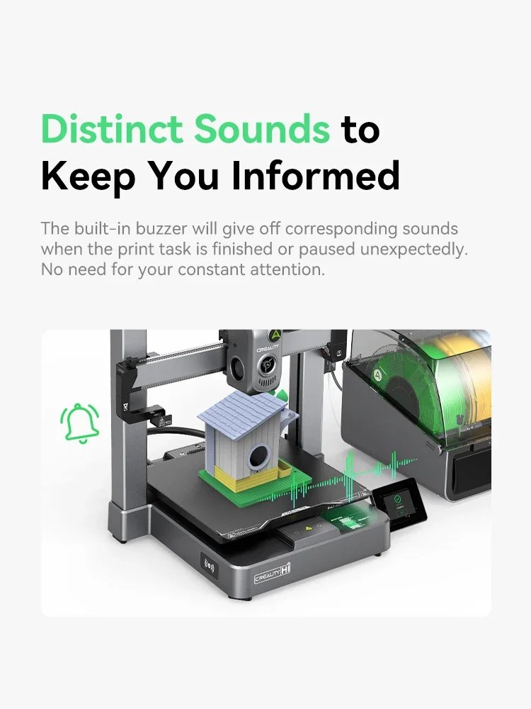 Creality CFS/Hi/Hi Combo 3D Printer Auto Bed Leveling Full Metal Extruder with 500 mm/s 12000 mm/s² max acceleration Fast Print Creality CFS/Hi/Hi Combo 3D Printer Auto Bed Leveling Full Metal Extruder with 500 mm/s 12000 mm/s² max acceleration Fast Print