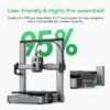 13449-sml4gy.jpg Creality Hi 3D Printer Core XZ Motion 500mm/S Speed Metal Build Printer Auto Leveling Direct Drive Extruder Multi-color printing