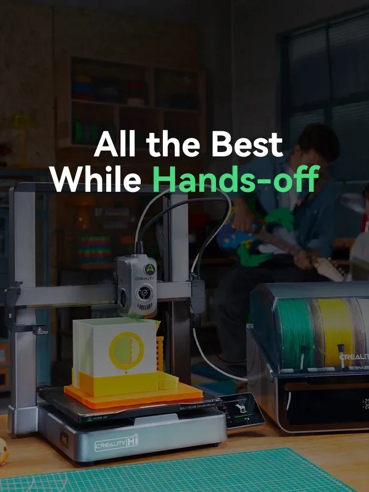 Creality Hi 3D Printer Core XZ Motion 500mm/S Speed Metal Build Printer Auto Leveling Direct Drive Extruder Multi-color printing Creality Hi 3D Printer Core XZ Motion 500mm/S Speed Metal Build Printer Auto Leveling Direct Drive Extruder Multi-color printing