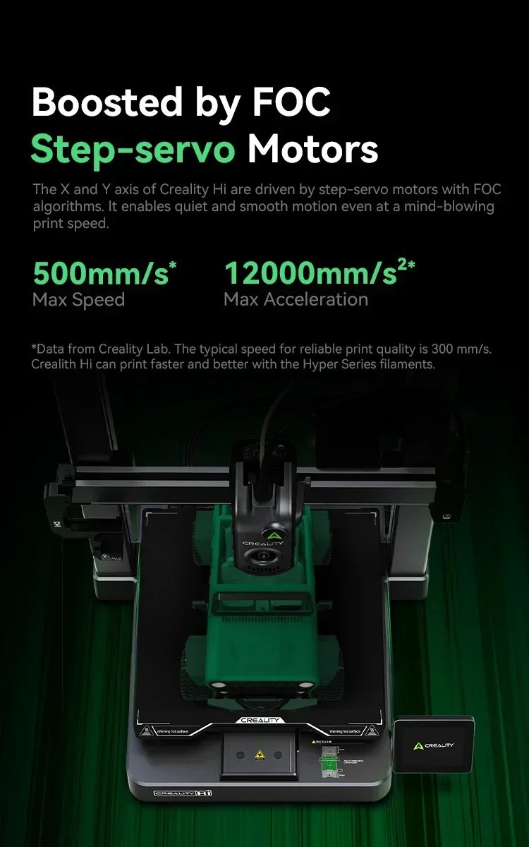 Creality Hi 3D Printer Core XZ Motion 500mm/S Speed Metal Build Printer Auto Leveling Direct Drive Extruder Multi-color printing Creality Hi 3D Printer Core XZ Motion 500mm/S Speed Metal Build Printer Auto Leveling Direct Drive Extruder Multi-color printing