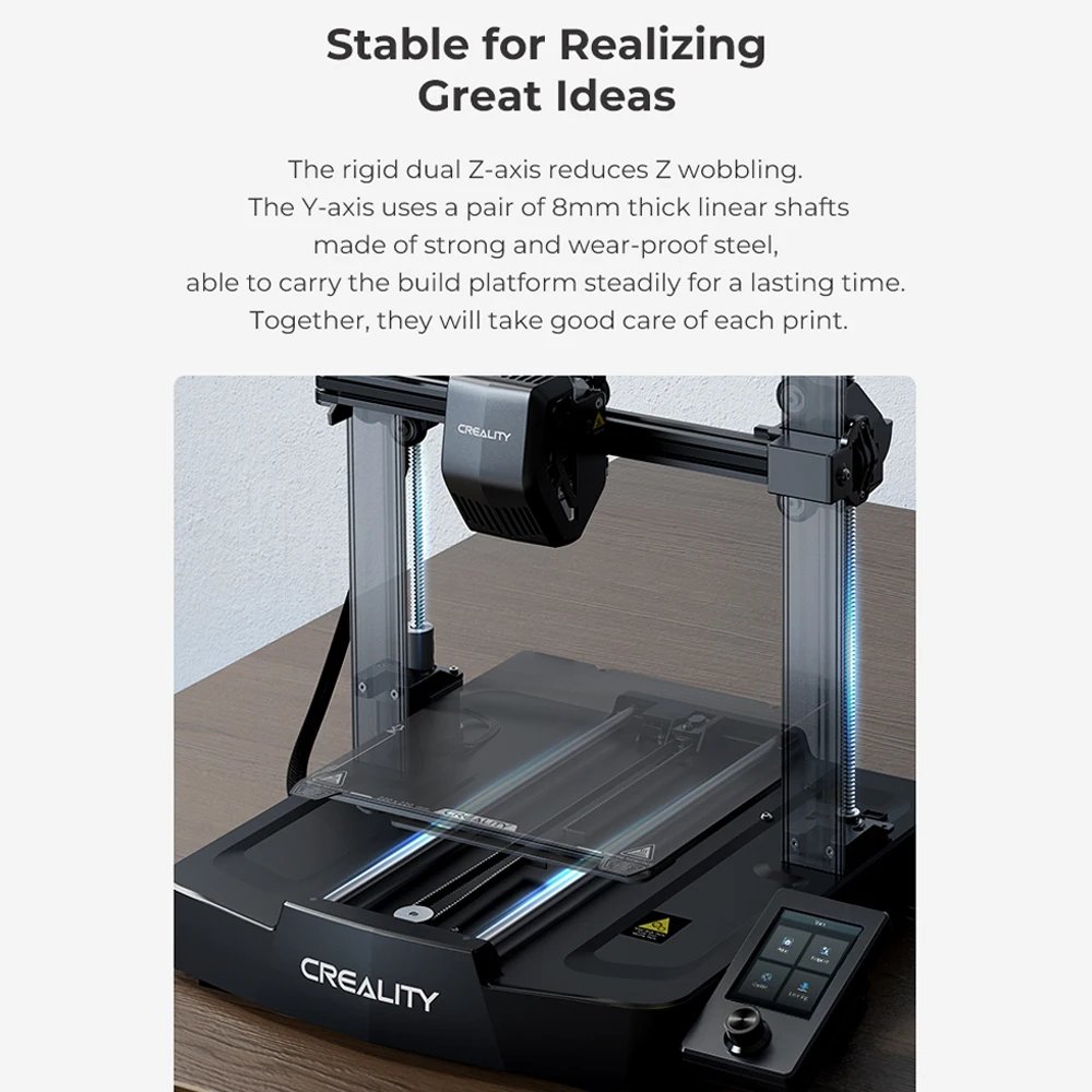 Creality 3D Ender-3 V3 SE Printer Sprite Direct Extrusion 250mm/S Faster Printing Speed Dual Z-Axis IU Display CR Touch Y Optica Creality 3D Ender-3 V3 SE Printer Sprite Direct Extrusion 250mm/S Faster Printing Speed Dual Z-Axis IU Display CR Touch Y Optica