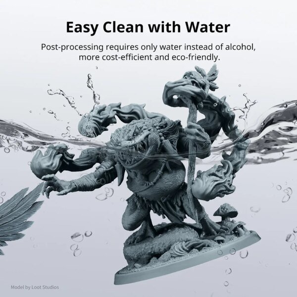 14020-mulrxf.jpg ANYCUBIC Water-Wash Resin For LCD 3D Printer High Precision Low Odor Low Viscosity 3D Printing Standard Photopolymer