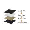 14224-5kpuot.png ENERGETIC 400x400mm Textured PEI and Smooth PET Carbon Fiber for Tronxy X5S-400 Build Plate Spring Steel Magnetic Print Bed