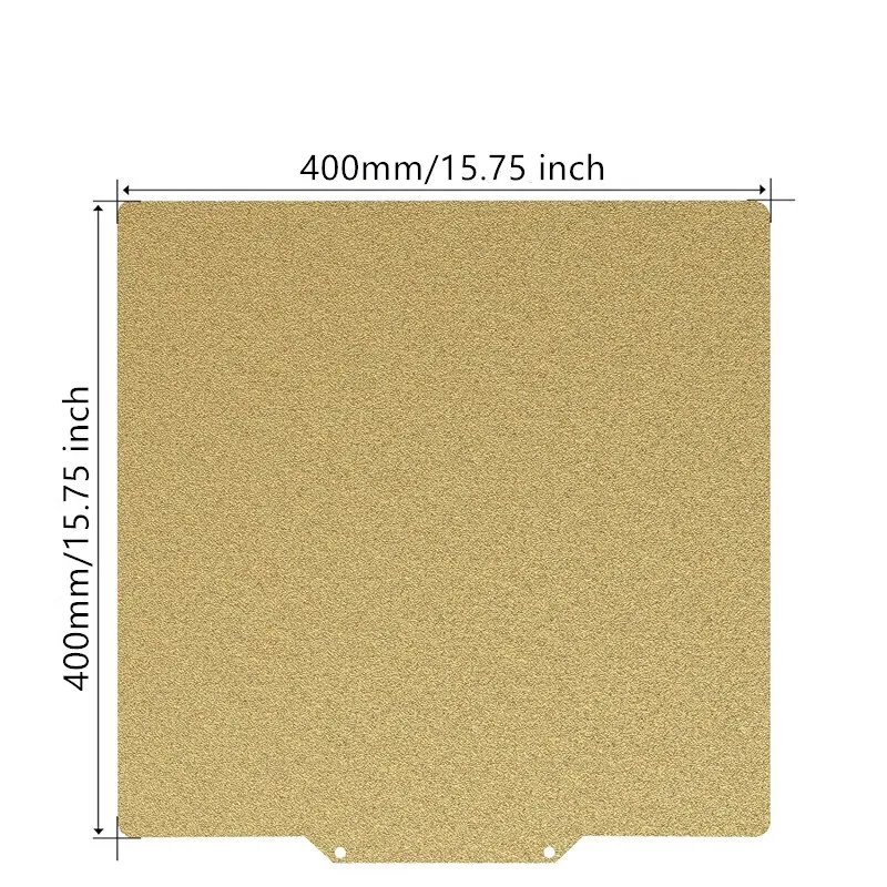 ENERGETIC 400x400mm Textured PEI and Smooth PET Carbon Fiber for Tronxy X5S-400 Build Plate Spring Steel Magnetic Print Bed ENERGETIC 400x400mm Textured PEI and Smooth PET Carbon Fiber for Tronxy X5S-400 Build Plate Spring Steel Magnetic Print Bed