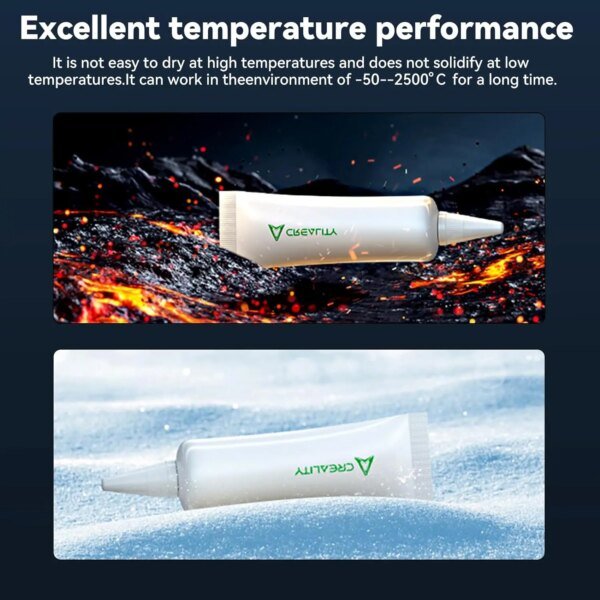 14247-7mzxkb.jpg Creality Thermal Grease High Thermal Conductivity Non-conductive Non-corrosive For Ender 3 V3 SE/KE/Ender 3 V3 Plus/K1 Max/K1C