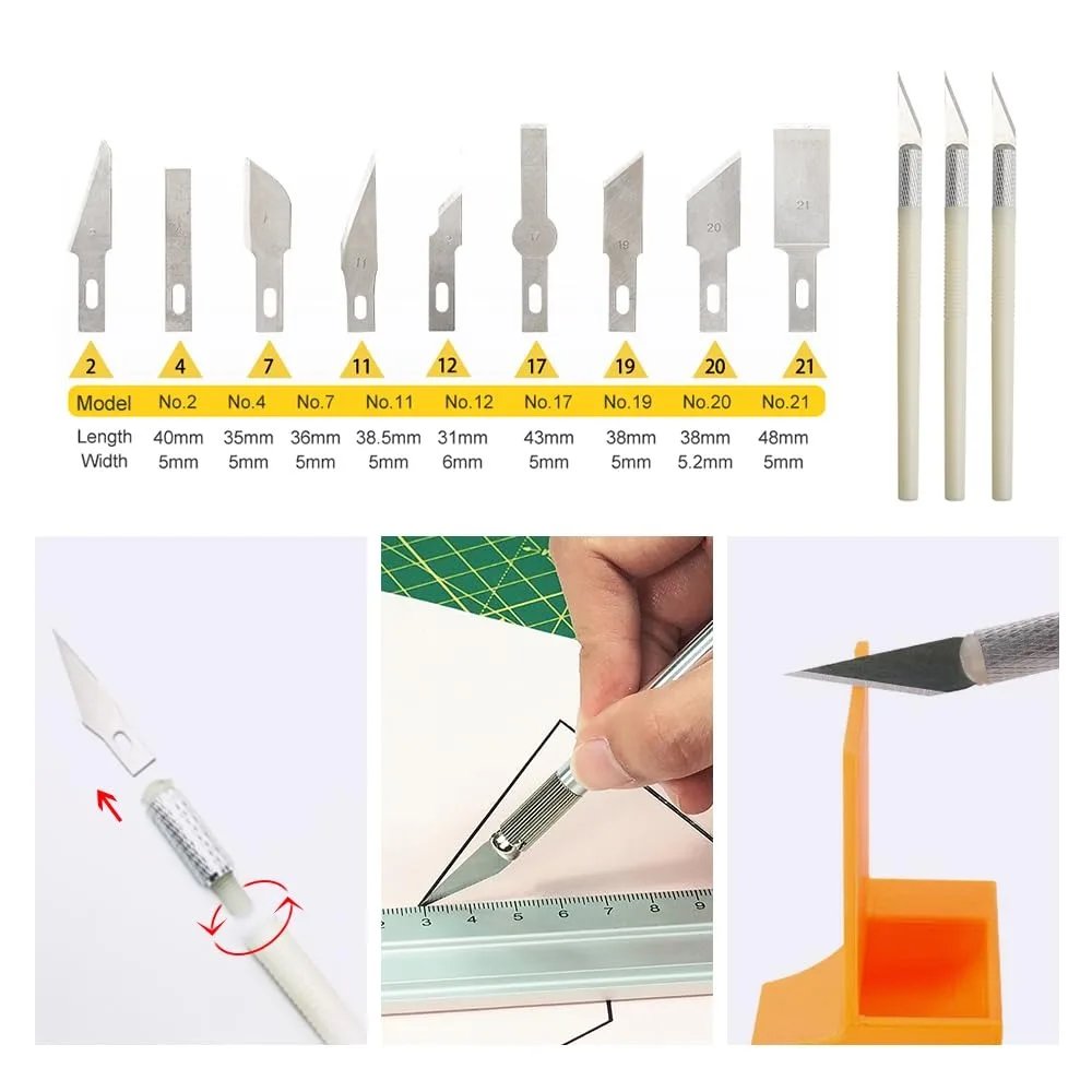 Creality 3D Printer Tool Kit for FDM/SLA – Nozzle Cleaner, Scraper, Tweezers, File & Engraving Tools for Maintenance Creality 3D Printer Tool Kit for FDM/SLA – Nozzle Cleaner, Scraper, Tweezers, File & Engraving Tools for Maintenance