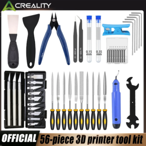 14274-qypwxx.png Creality 3D Printer Tool Kit for FDM/SLA – Nozzle Cleaner, Scraper, Tweezers, File & Engraving Tools for Maintenance
