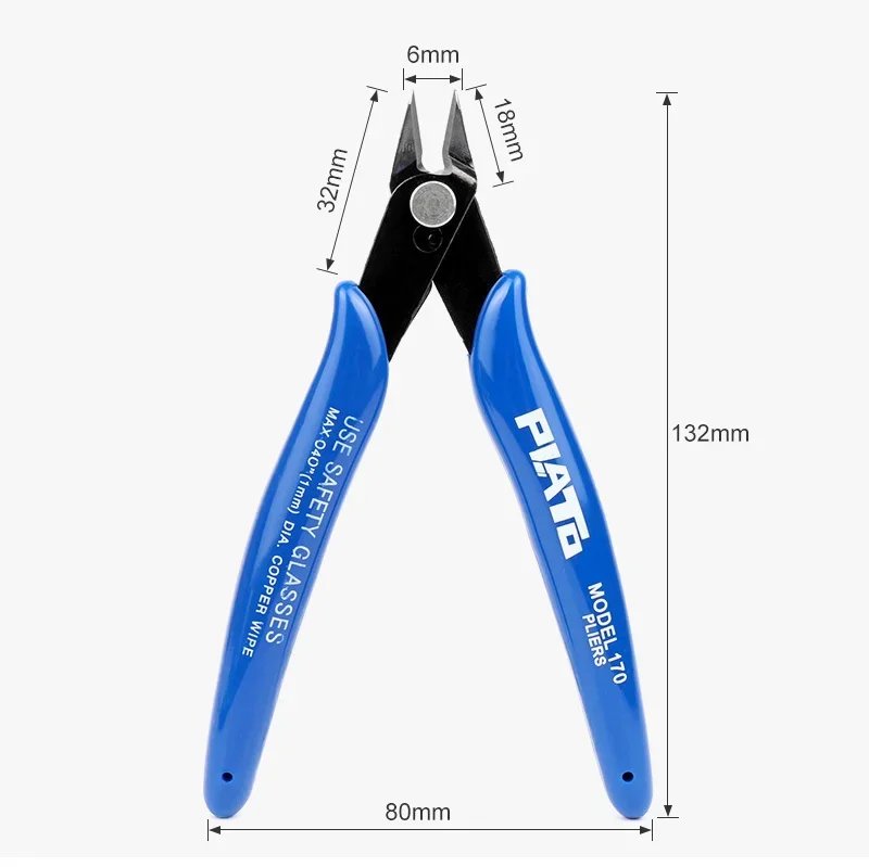 Aokin1PC 170 Universal Pliers DIY Electronic Diagonal Side Cutting Nippers Wire Cable Cutter 3D Printer Parts Hand Tools Aokin1PC 170 Universal Pliers DIY Electronic Diagonal Side Cutting Nippers Wire Cable Cutter 3D Printer Parts Hand Tools